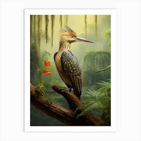 Dawn's Delight: Sunbittern Bird Art Art Print