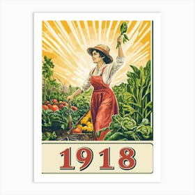 Aihrgdesign A Vintage Wartime Poster Promoting Victory Garden 2b172181 20d2 4f94 A0ea 7f968660e244 2 Art Print