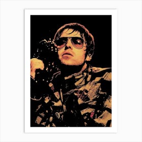 liam gallagher oasis britpop music band 3 Art Print