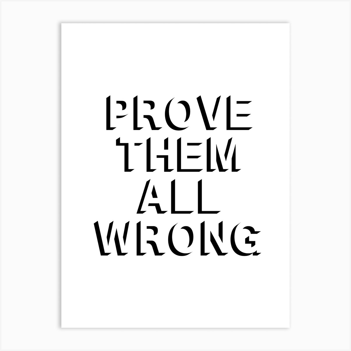 Prove them wrong motivational picture
