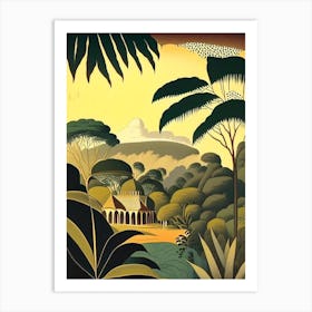 Nosy Komba Madagascar Rousseau Inspired Tropical Destination Art Print