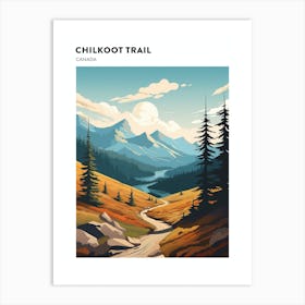 Chilkoot Trail Canada 1 Hiking Trail Landscape Poster Art Print