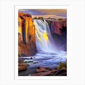 Shoshone Falls, United States Nat Viga Style (1) Art Print