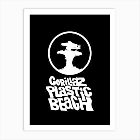 Gorliez Plastic Beach Art Print