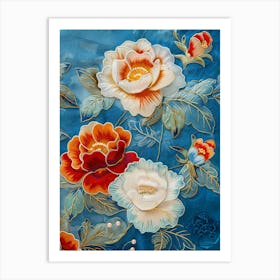 Chinese Floral Painting 6 Art Print