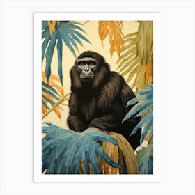 Howler Monkey 1 Tropical Animal Portrait Art Print