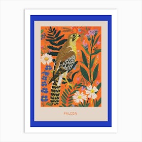 Spring Birds Poster Falcon 4 Art Print
