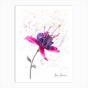 Amethyst Bloom Art Print