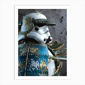 Stormtropper As A Vintagepunk Samurai 04 Art Print