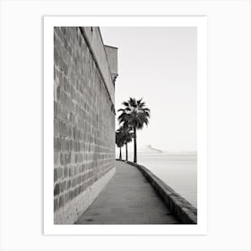 Rhodes, Greece, Photography In Black And White 1 Art Print
