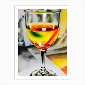 Cocktail In A Glass Art Print