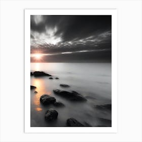 Sunset Over The Sea 20 Art Print