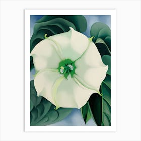 Georgia O'Keeffe - Jimson Weed-White Flower No. 1, 1932 Art Print