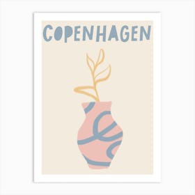 Pastel Copenhagen Art Print