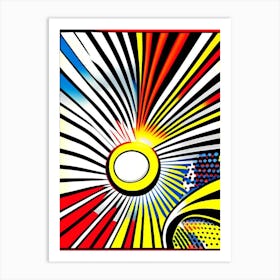 Lagrange Point Bright Comic Space Art Print