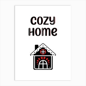 Cozy Home Nordic Xmas Collection 1 Art Print