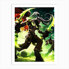 World Of Warcraft gaming movie 6 Art Print