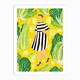 Endive Summer Illustration 1 Art Print