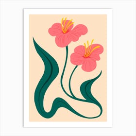 Camellia Flower Art Print