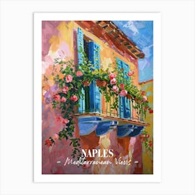 Mediterranean Views Naples 3 Art Print