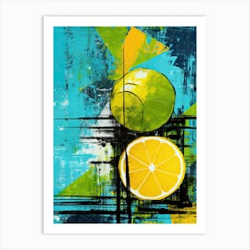 Limes And Lemons 1 Art Print