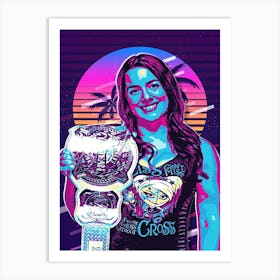 Nikki Cross 80s Retro Art Print