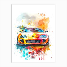 Toyota Supra Mk Iv Art Print