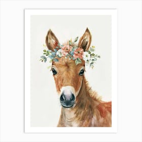 Donkey Canvas Print Art Print