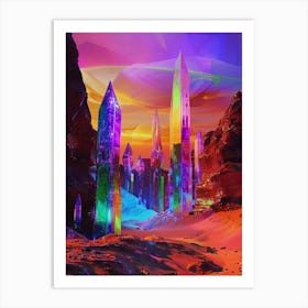 Crystal City Art Print