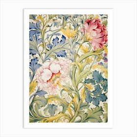 William Morris Floral Wallpaper 5 Art Print