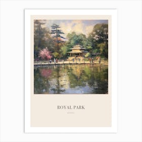 Royal Park Kyoto Vintage Cezanne Inspired Poster Art Print
