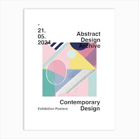 Abstract Design Archive Poster 43 Art Print