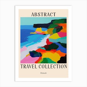 Abstract Travel Collection Poster Bermuda 3 Art Print