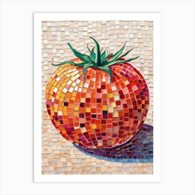 Mosaic Tomato 4 Art Print