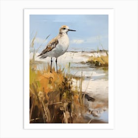 Bird Painting Dunlin 2 Art Print