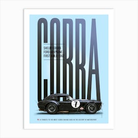 Black Cobra Competition, Tribute Art Print