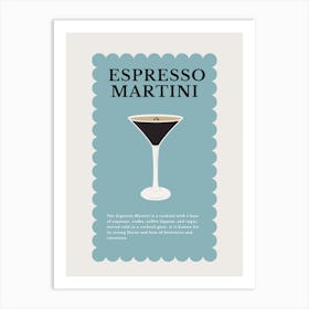 Espresso Martini Art Print