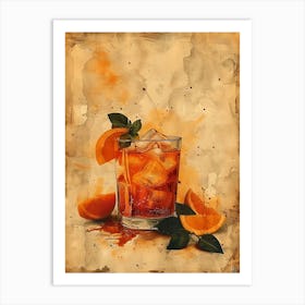 Aperol Spritz Orange 93 Art Print