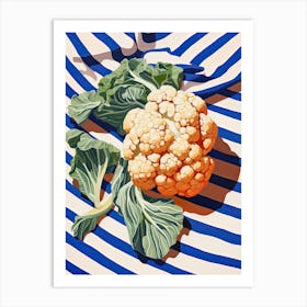 Cauliflower Summer Illustration 3 Art Print