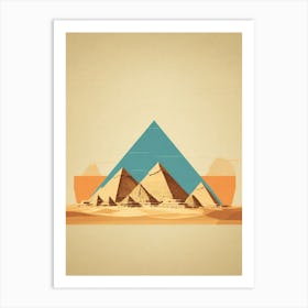 Pyramids Art Print