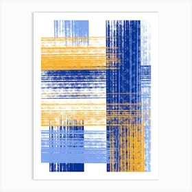 Blue Rays Two Art Print