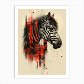 Zebra Art Print