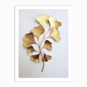 Ginkgo Leaf Wall Art 5 Art Print