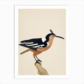 Hoopoe Illustration Bird Art Print