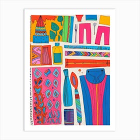 Of Making Clothes Art Print