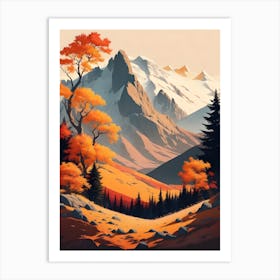 Autumn Landscape Art Print