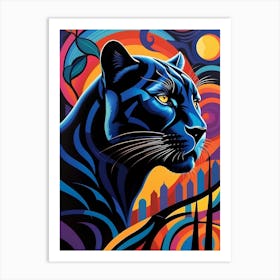 Black Panther Art Print