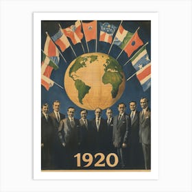 Aihrgdesign A Vintage Poster Commemorating The First Assembly 20f7d081 77fc 4e62 9aae 4b0ec2f817c8 1 Art Print