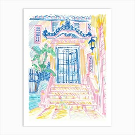 Doors And Gates Collection Osaka, Japan 4 Art Print