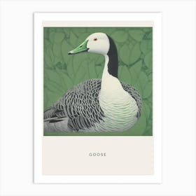 Ohara Koson Inspired Bird Painting Goose 2 Poster Art Print